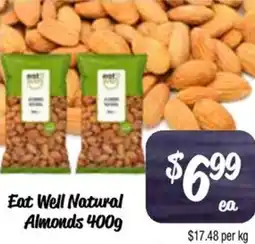 Farmer Jack's Eat Well Natural Almonds offer