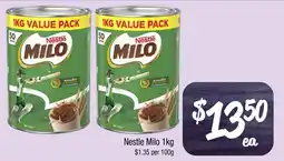 Farmer Jack's Nestle Milo offer