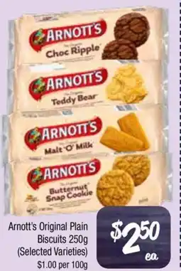 Farmer Jack's Arnott's Original Plain Biscuits (Selected Varieties) offer