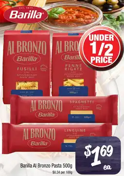 Farmer Jack's Barilla Al Bronzo Pasta offer