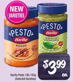 Farmer Jack's Barilla Pesto (Selected Varieties) offer