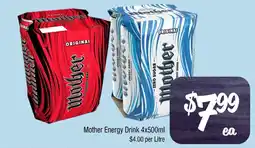 Farmer Jack's Mother Energy Drink offer