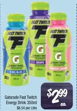 Farmer Jack's Gatorade Fast Twitch Energy Drink offer