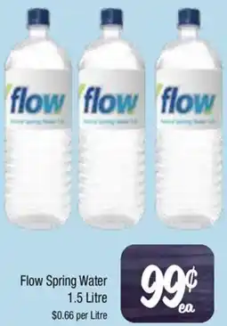 Farmer Jack's Flow Spring Water offer