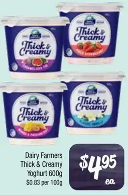 Farmer Jack's Dairy Farmers Thick & Creamy Yoghurt offer