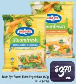 Farmer Jack's Birds Eye Steam Fresh Vegetables offer