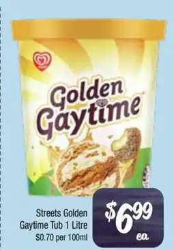 Farmer Jack's Streets Golden Gaytime Tub offer