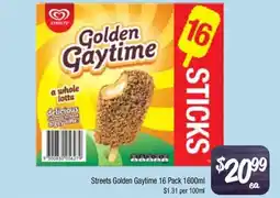 Farmer Jack's Streets Golden Gaytime offer