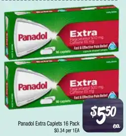 Farmer Jack's Panadol Extra Caplets offer