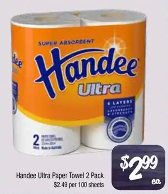 Farmer Jack's Handee Ultra Paper Towel offer