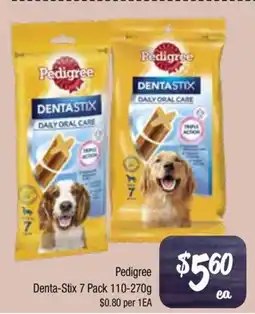 Farmer Jack's Pedigree Denta-Stix offer