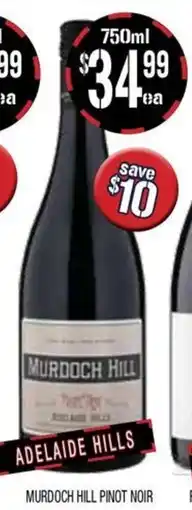 Farmer Jack's Murdoch hill pinot noir offer