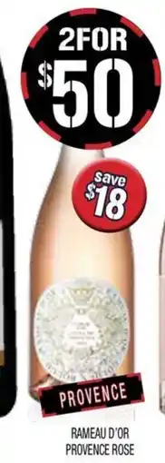 Farmer Jack's Rameau d'or provence rose offer