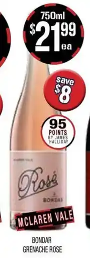 Farmer Jack's Bondar grenache rose offer