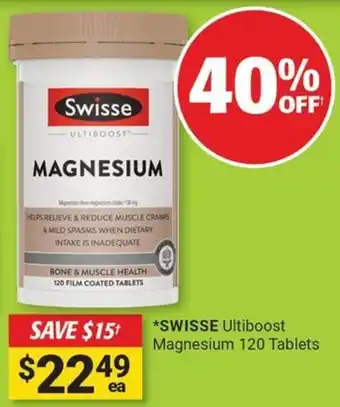 Cincotta Chemist Swisse ultiboost magnesium offer
