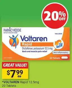 Cincotta Chemist Voltaren rapid offer