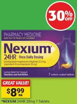 Cincotta Chemist Nexium 24hr offer