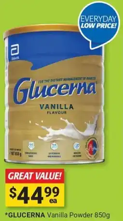 Cincotta Chemist Glucerna vanilla powder offer