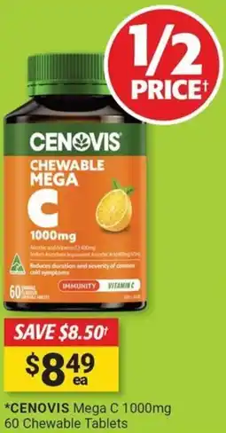 Cincotta Chemist Cenovis mega c offer
