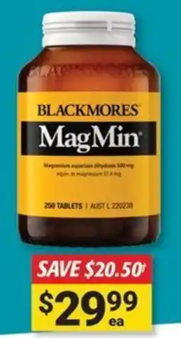 Cincotta Chemist Blackmores magmin offer
