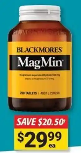 Blackmores magmin