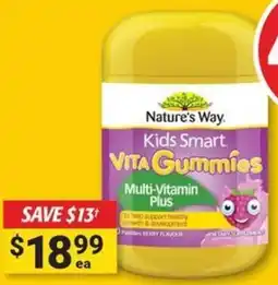 Cincotta Chemist Nature's way kids smart vita gummies multi- vitamin plus offer