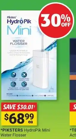 Cincotta Chemist Piksters hydropik mini water flosser offer