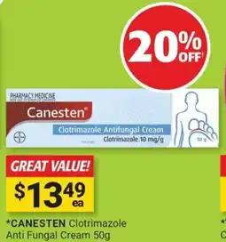 Cincotta Chemist Canesten clotrimazole anti fungal cream offer