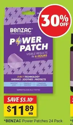 Cincotta Chemist Benzac power patches offer