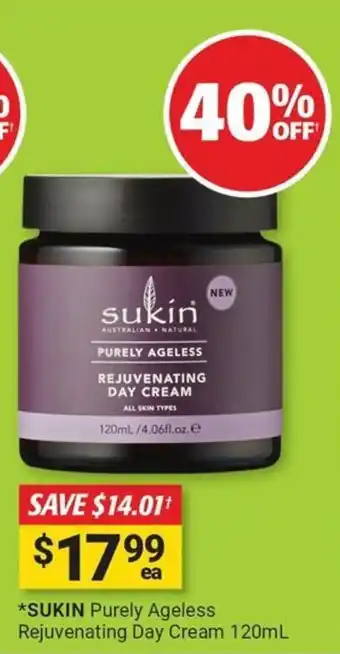 Sukin purely ageless rejuvenating day cream