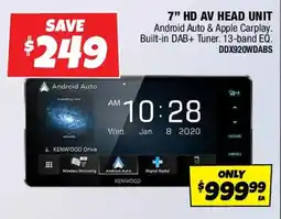 Autobarn 7" hd av head unit offer