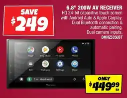 Autobarn 6.8" 200w av receiver offer