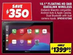 Autobarn 10.1" floating hd dab idatalink wireless offer