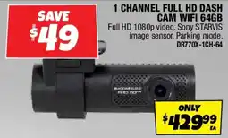 Autobarn 1 channel full hd dash cam wifi 64gb offer
