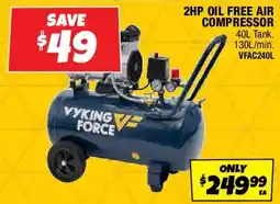 Autobarn 2hp oil free air compressor offer