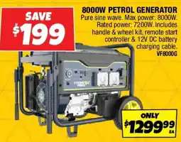 Autobarn Petrol generator offer
