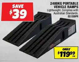 Autobarn Portable vehicle ramps offer