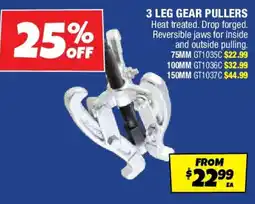 Autobarn 3 leg gear pullers offer