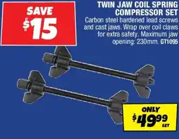 Autobarn Twin jaw coil spring compressor set offer