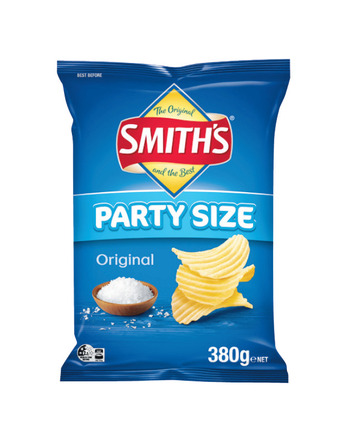 Woolworths Smith’s, doritos or red rock deli big bag 290-380g offer