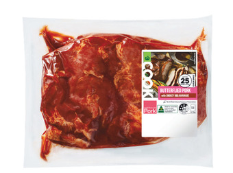 Woolworths Woolworths cook butterflied pork with smoky bbq marinade offer