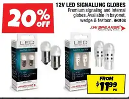 Autobarn Led signalling globes offer