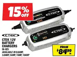 Autobarn Ctek 12v battery chargers offer