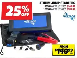 Autobarn Lithium jump starters offer