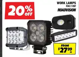 Autobarn Work lamps offer