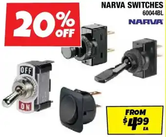 Autobarn Narva switches offer