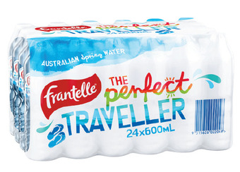 Woolworths Frantelle spring water 24 x 600ml offer