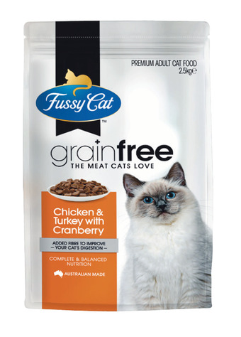 Woolworths Fussy cat grain free dry cat food 2.5kg offer