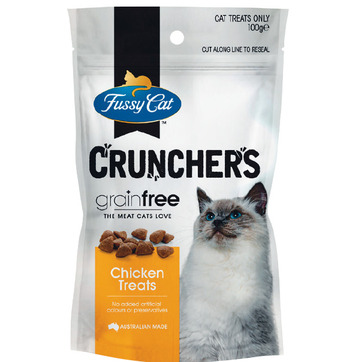 Woolworths Fussy cat grain free cat treats 100g offer