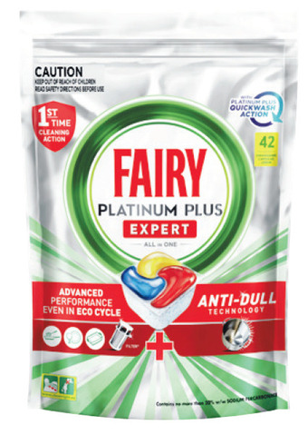 Woolworths Fairy platinum plus dishwashing tablets pk 42 or platinum pk 52 offer